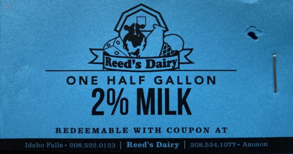 Half Gallon 2% Milk Coupon