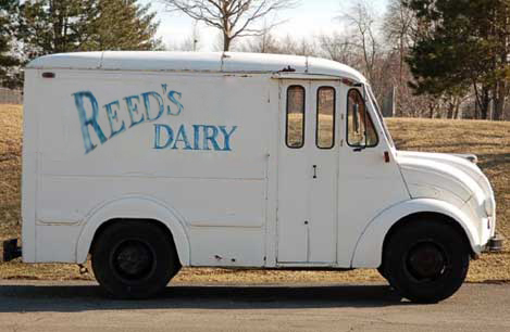 Vintage Photo - Old Reeds Milk Truck