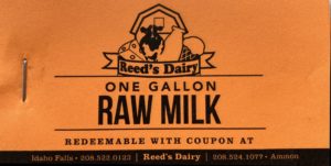 Gallon Raw Milk Coupon